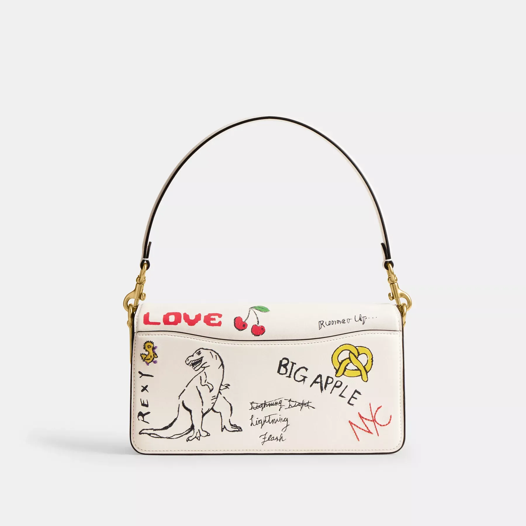 Tabby Shoulder Bag 26 With Sketch Print Tabby Shoulder Bag 26 With Sketch Print