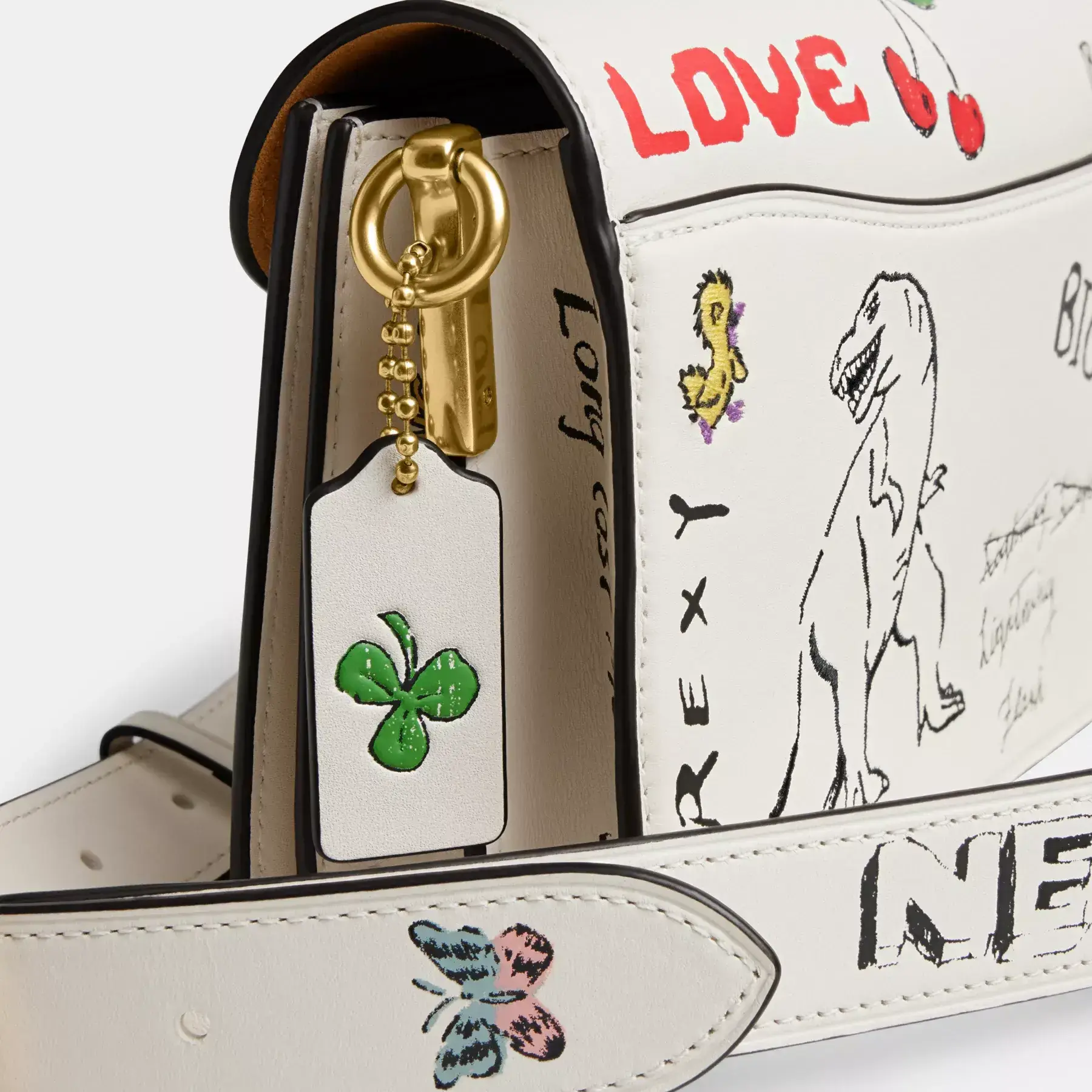 Tabby Shoulder Bag 26 With Sketch Print Tabby Shoulder Bag 26 With Sketch Print