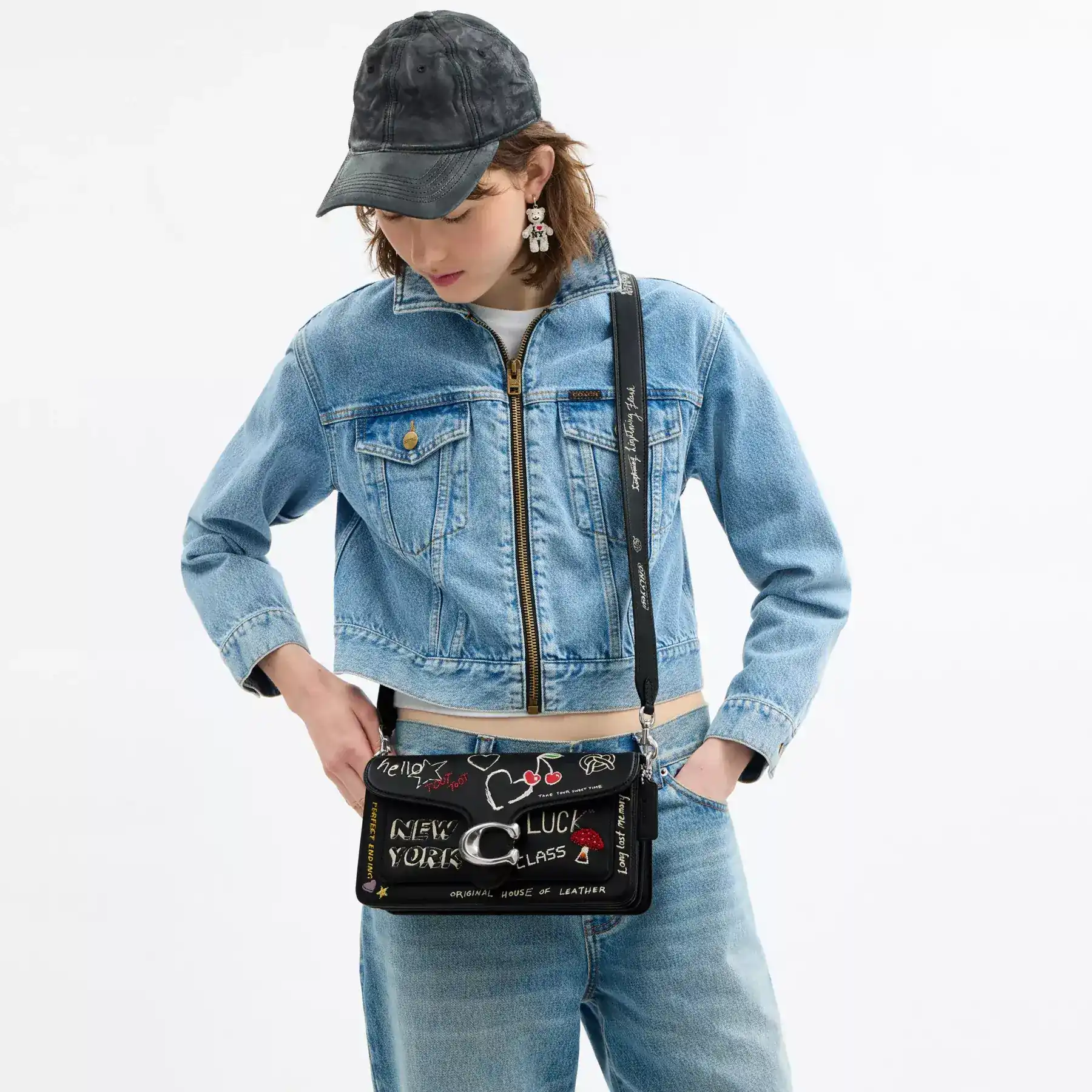 Tabby Shoulder Bag 26 With Sketch Print Tabby Shoulder Bag 26 With Sketch Print